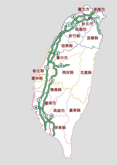 高速公路有幾條|陸運 (國情簡介